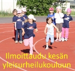 Ilmoittaudu kesän yleisurheilukouluun